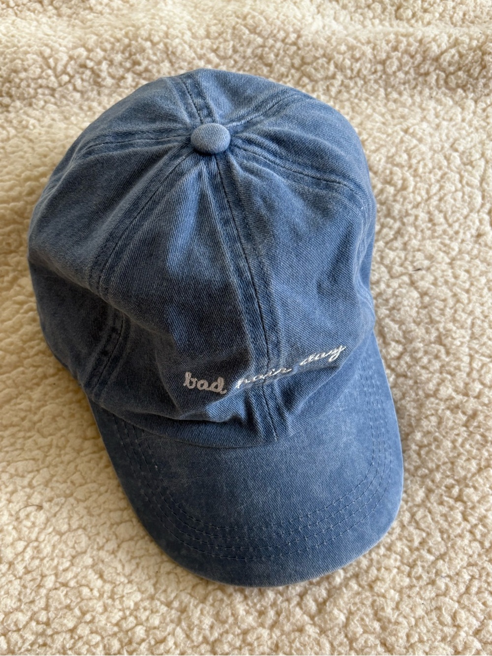 David and Young Women’s Denim Baseball Cap - Picture 2 of 4